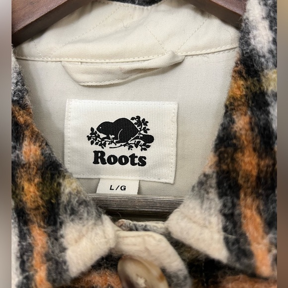 Roots Plaid Shacket - Picture 2 of 5
